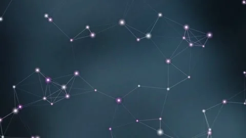 Abstract Digital Network Connection Plexus Background 動画素材 332920106