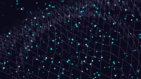 Abstract digital network data, connection, science, technology Stock Footage 331361770