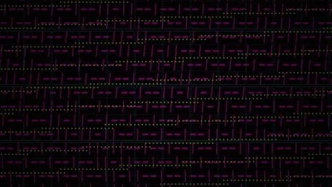 Abstract Digital Network Data Flow Background with Glowing Lines and Nodes. Stock Footage 341785805