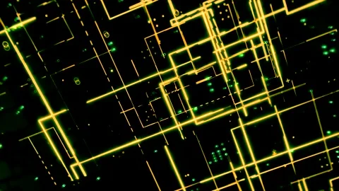 Abstract Digital Network Stock Footage 289110984