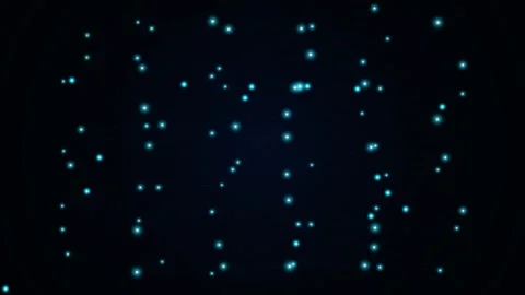 Abstract Digital Network with Glowing Blue Nodes and Lines Vídeos de archivo 344353657