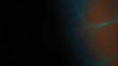 Abstract Digital Network Glowing Blue Green and Red Lines Motion Background Stock Footage 344715180