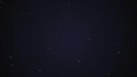 Abstract digital network of glowing nodes connected by faint dashed lines 動画素材 339617352