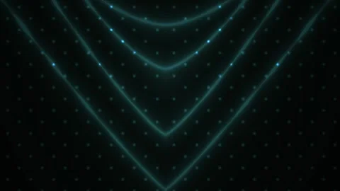 Abstract Digital Network Grid with Glowing Neon Lines Flowing Downwards. Stock Footage 334449477