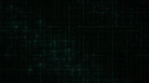 Abstract Digital Network Lines Moving on Dark Background. Stock Footage 334449782