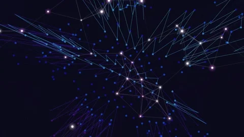Abstract Digital Network Plexus Connectivity Animation 스톡 동영상 332039479