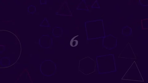 Abstract digital network structure with glowing number nine pattern on dark.. Stock Footage 342203518