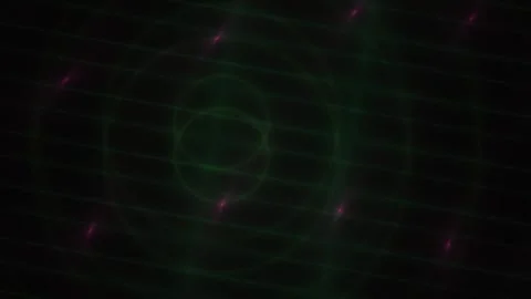 Abstract Digital Network Visualization with Glowing Geometric Patterns and .. Stock Footage 340509667