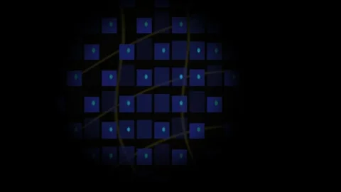 Abstract Digital Network Visualization with Glowing Nodes and Interconnecte.. Video stock 341785932