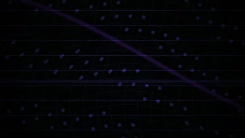 Abstract Digital Network Visualization with Moving Geometric Lines and Data.. Stock Footage 341786044