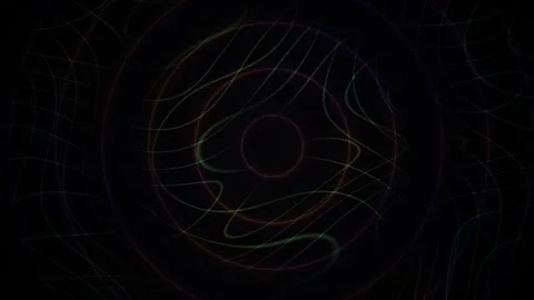 Abstract Digital Network Visualization with Pulsing Geometric Nodes and Dat.. Stock Footage 341786035