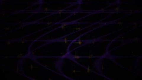 Abstract Digital Network Visualization with Pulsing Light Nodes and Interco.. Stock Footage 341786040
