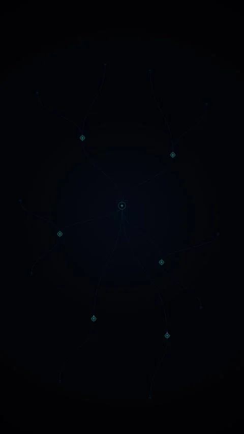 Abstract digital neural network animation with pulsing data nodes and conne.. Stock Footage 348283592