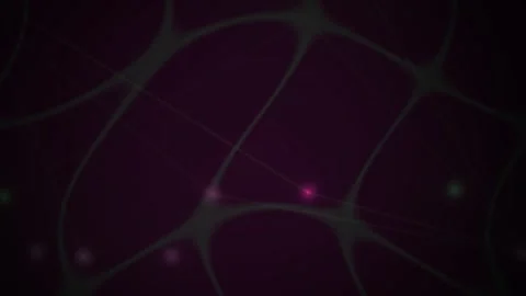 Abstract Digital Neural Network Connection Animation with Glowing Nodes and.. Video stock 341786070