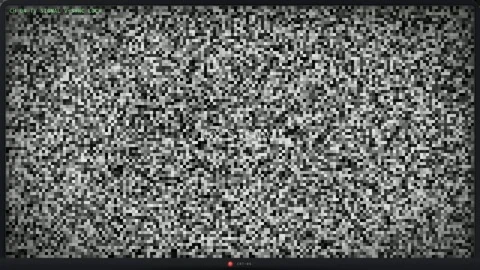 Abstract digital noise and static glitch effect with black screen transitions Stock Footage 345754352