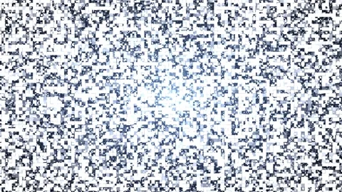 Abstract digital noise animation with random Stock Footage 326779500