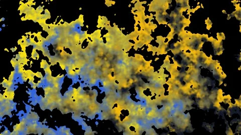 Abstract digital noise pattern with vibrant yellow and blue hues Stock Footage 341887050
