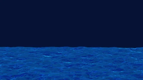 Abstract Digital Ocean Background Stock Footage 244913566