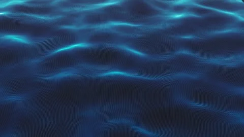 Abstract Digital Ocean Surface Background Stock Footage 275262142