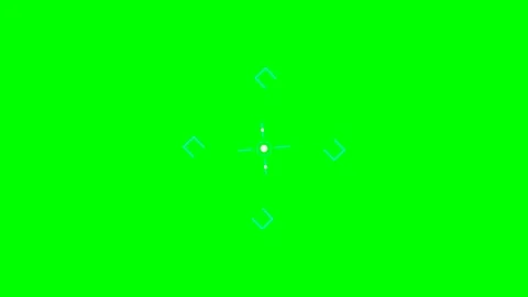 Abstract digital overlay featuring geometric shapes on a green screen backg.. Stock Footage 341823779