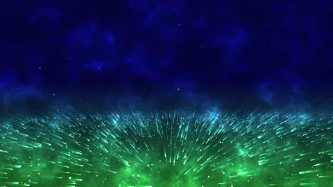 Abstract digital particle on abstract sky background Stock Footage 166603639