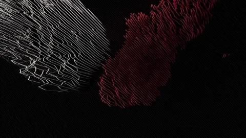 Abstract digital particle wave and lights background , Digital particle cyber or Stock Footage 150052196