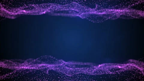 Abstract digital particle wave and light abstract background Stock Footage 156892190