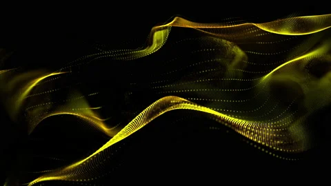 Abstract digital particle wave and light abstract background ,animation cyber or Stock Footage 238759339