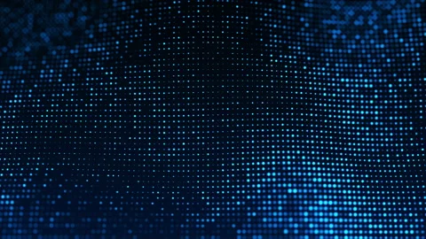 Abstract digital particle wave and light abstract background. Stock Footage 240052365