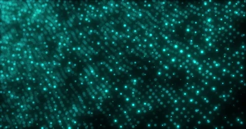 Abstract digital particle wave and light abstract background ,animation cyber or Stock Footage 260599175