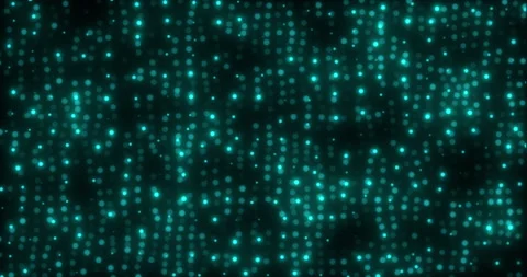 Abstract digital particle wave and light abstract background ,animation cyber or Stock Footage 260599625