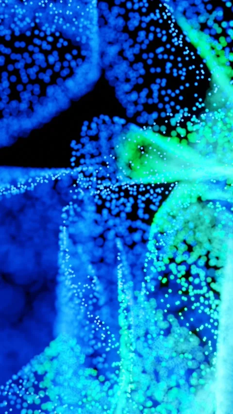  Abstract digital particle wave and lights background Stock Footage 266567139