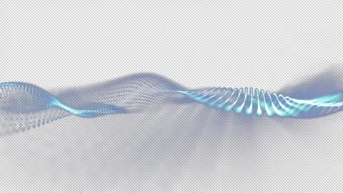 Abstract digital particle wave and light abstract background ,animation cyber 스톡 동영상 285115555