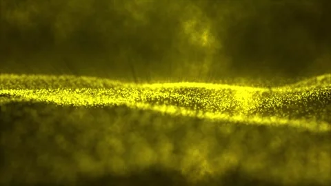 Abstract digital particle wave and light abstract dust blur space backgroun.. Stock Footage 290849811