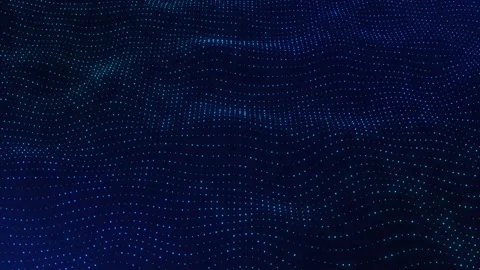 Abstract digital particle wave background Stock Footage 206205366