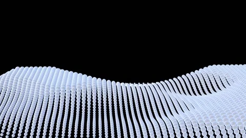 Abstract digital particle wave Stock Footage 149098913