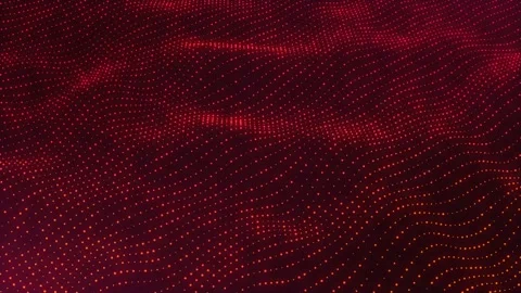 Abstract digital particle wave technology background Stock Footage 206205372