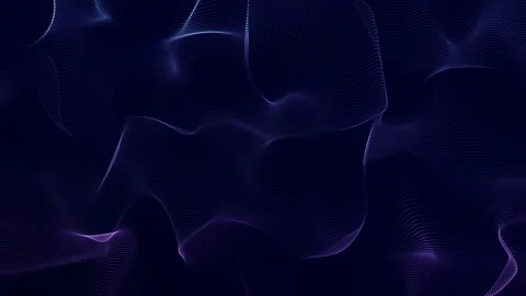 Abstract digital particle wave technology background Видео 214139704