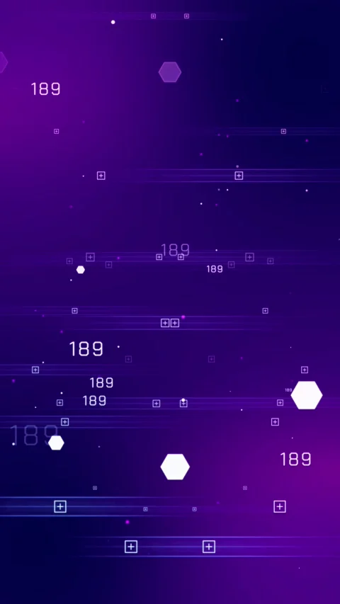 Abstract Digital Particles and Data Flow Animation. Stock Footage 317302874