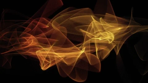 Abstract Digital Particles Effect Computer Graphic rendered Stock Footage 94885133