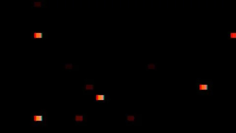 Abstract digital particles floating in dark space. Modern technology concept for Stock Illustration