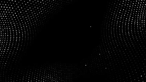 Abstract Digital Particles Flowing Through Dark Gradients With Subtle Light.. 库存影片 347085534