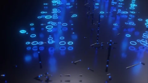 Abstract digital particles Stock-Footage 123184169