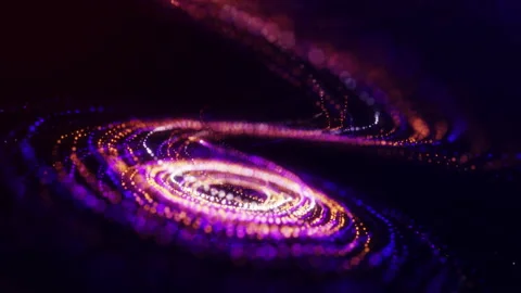 Abstract digital particles 動画素材 137281375