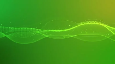 Abstract digital particles line wave background animation Stock Footage 329112022