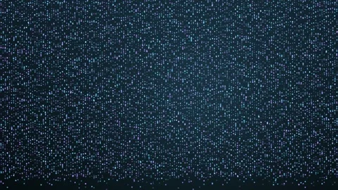 Abstract digital particles swirl in a mesmerizing, cosmic display Stock Footage 327338065