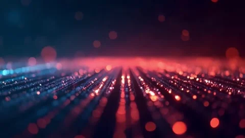 Abstract digital pathway. Concept of technology, innovation, and future. Stock Footage 302317965