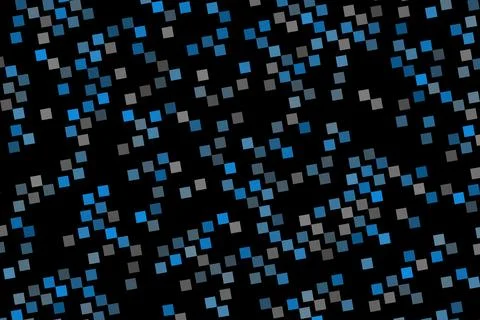 Abstract digital pattern with blue and gray squares Stock Illustration