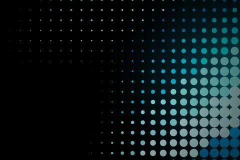 Abstract digital pattern with blue and black dots Stock Photos