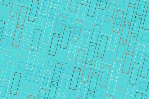 Abstract digital pattern with blue background and rectangular shapes Stock Photos